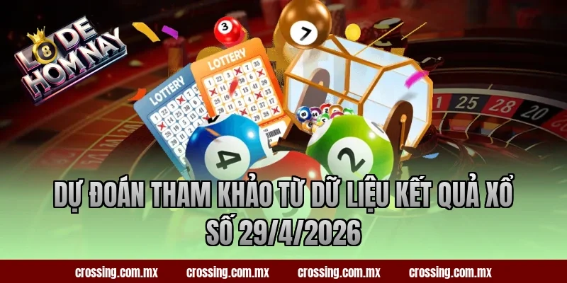 Dự đoán tham khảo từ dữ liệu kết quả xổ số 29/4/2026